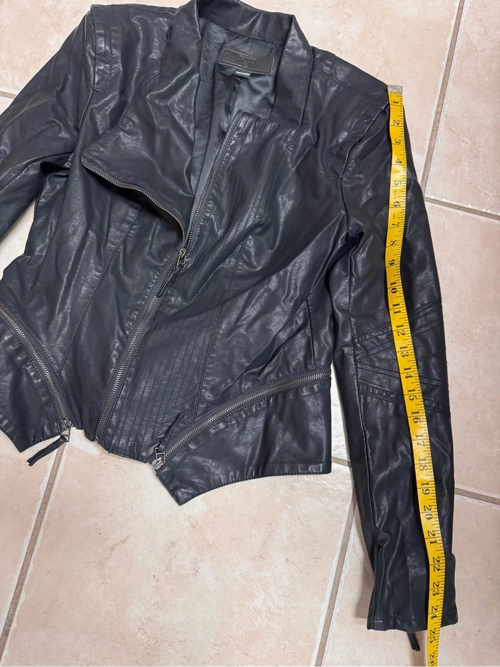 Blank NYC asymmetrical zip